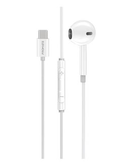 OTTAL USB-C Connector, Ergonomic In-ear USB-C HD Mono Earphone With Mic, Noise Isolation, Call Function, And In-Line Volume Control For iPhone 15, iPad Air, Galaxy S 23/22/21, Monopod-C White  - Image 2
