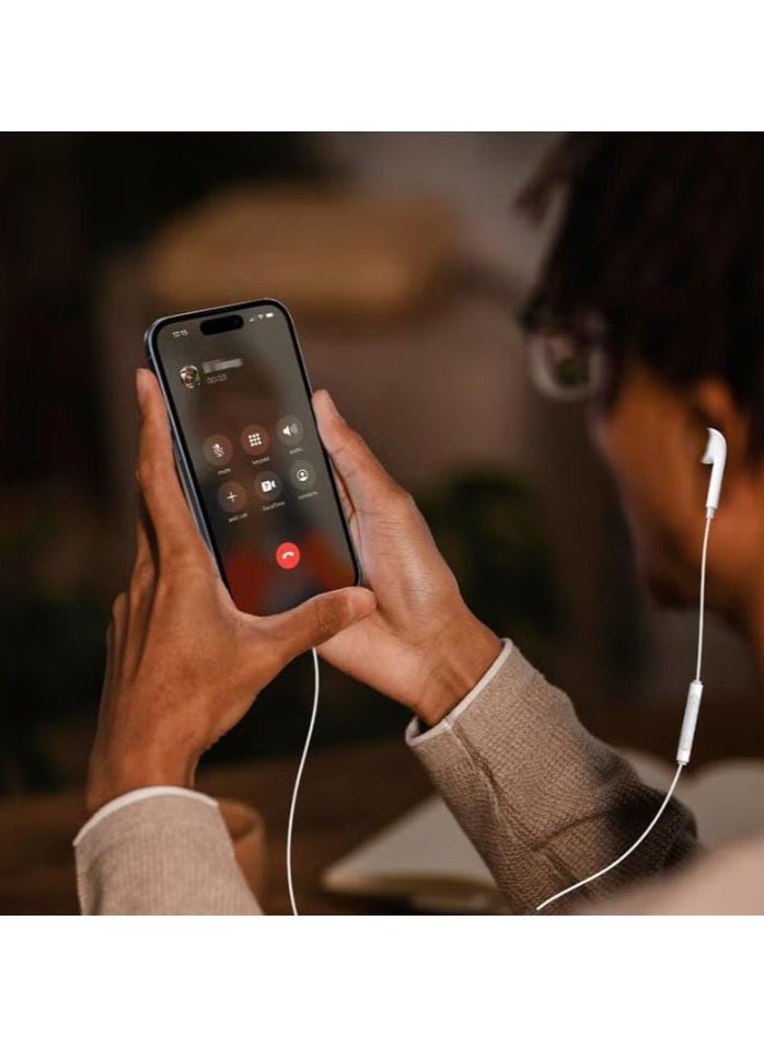 اوٹل موصّل USB-C، سماعة أذن أحادية مريحة داخل الأذن USB-C HD أحادية مع ميكروفون وعزل للضوضاء ووظيفة الاتصال والتحكم في مستوى الصوت في الخط لأجهزة iPhone 15 و iPad Air و Galaxy S 23/22/21 و Monopod-C أبيض  - Image 3