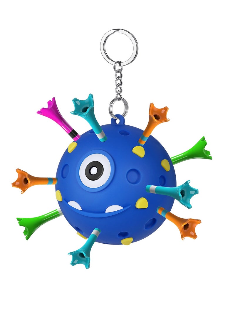 general Golf peg holder golf tee holder, innovative keychain accessory - Image 1