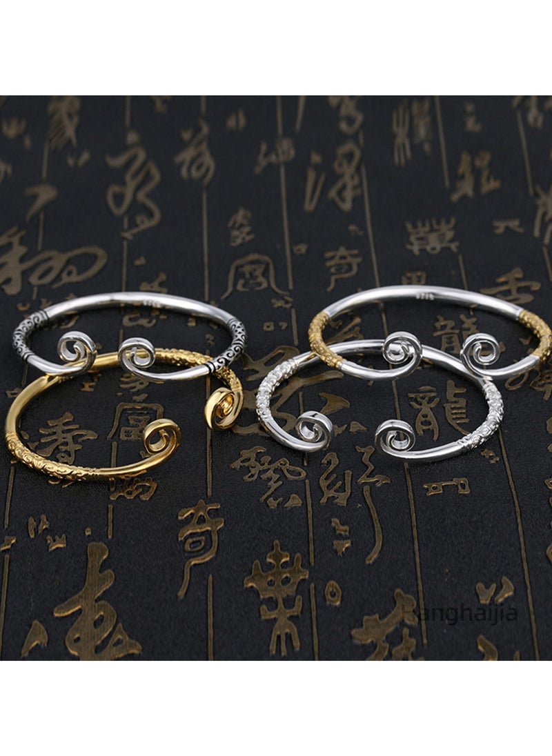 Hanghaijia Unisex Vintage Monkey King Wukong Buddhist Tightening Spell true love forever Bracelet  - Image 4
