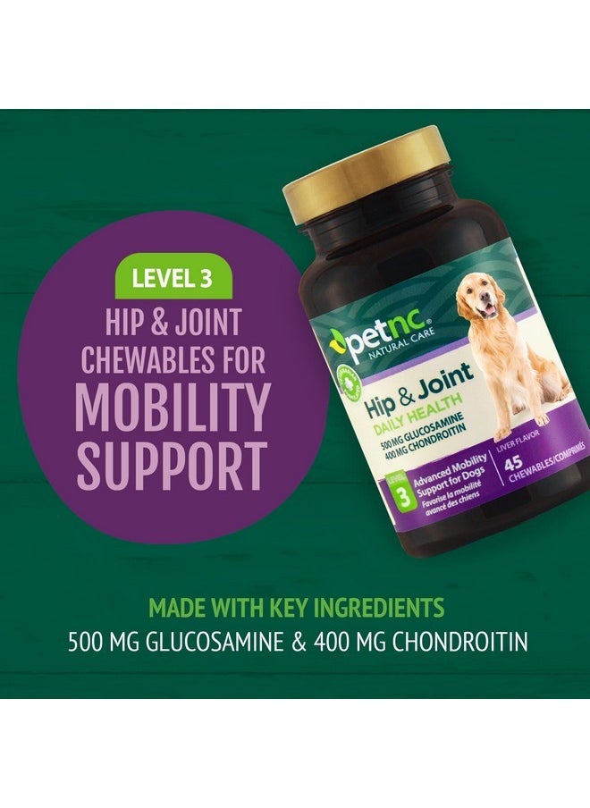 petnc NATURAL CARE PetNC Natural Care Hip and Joint Health Advanced Chewables for Dogs, 45 Count  - Image 2