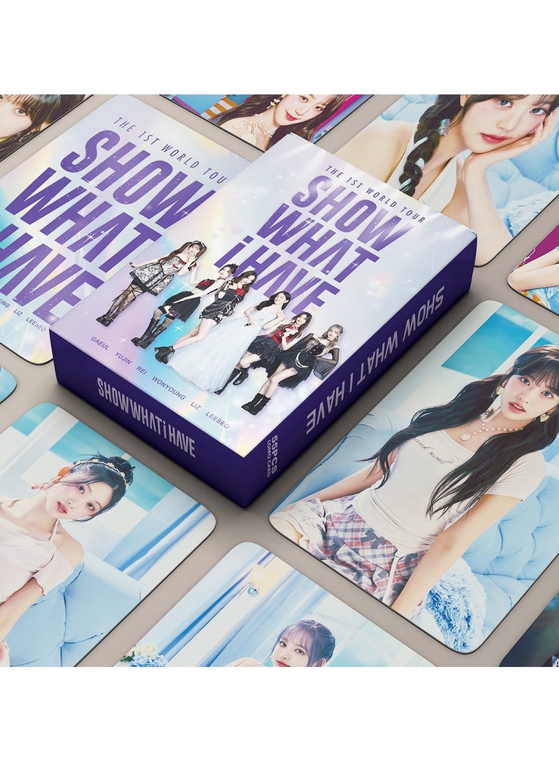 إيهوم 55 قطعة من جولة IVE العالمية لإظهار ما لدي من بطاقة Lomo - Image 1