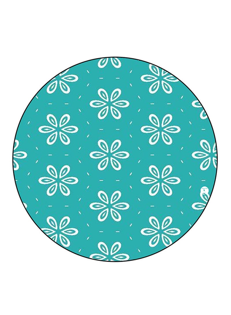 Flowers Printed Mouse Pad  Multicolour