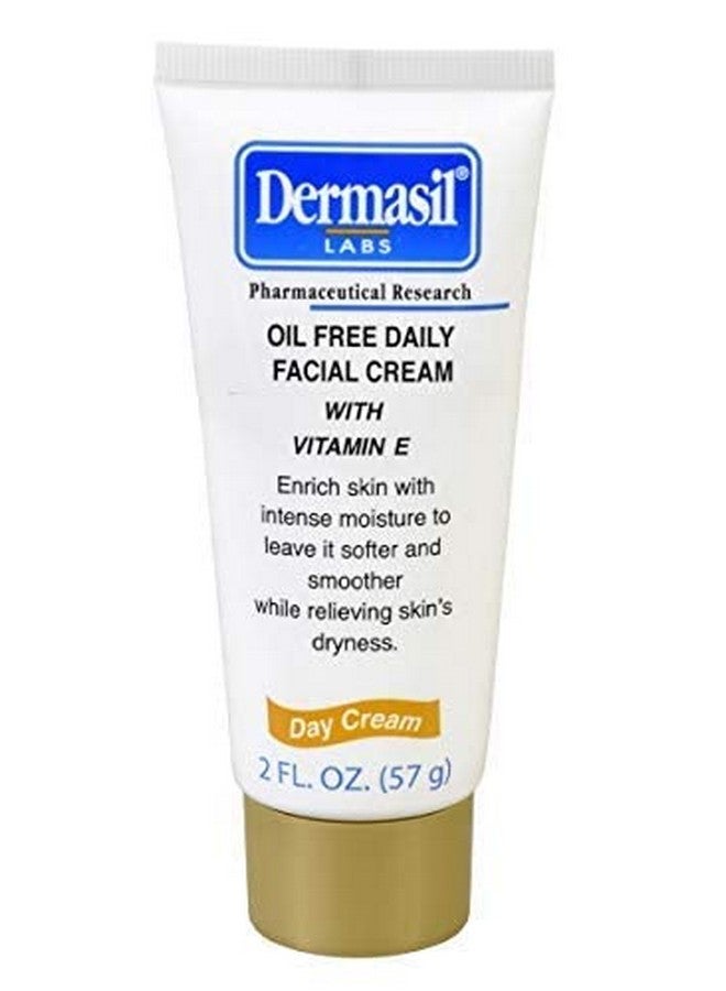 Dermasil Labs Day Oil Free Facial Cream And Night Oil Free Facial Cream Hypoallergenic Vitamin E 2Oz. Tubes - Image 3