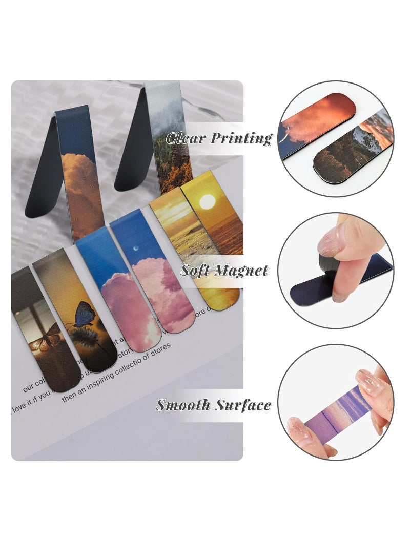 إسكدنيا 12 قطعة منعة كتب، ملصقات منعة الكتب للمنعة الكتب للطلاب والمعلمين والقراءة - Image 2