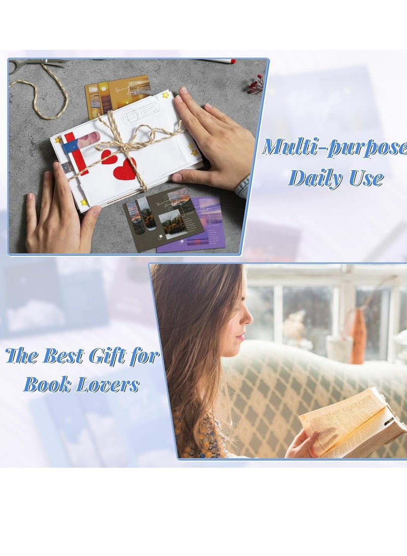 إسكدنيا 12 قطعة منعة كتب، ملصقات منعة الكتب للمنعة الكتب للطلاب والمعلمين والقراءة - Image 4