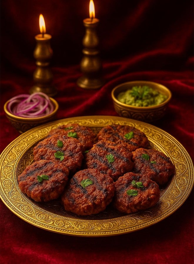 بهارات شاهي ريويات لكناو جالوتي كباب | عبوة من 4 قطع × 50 غرام | مزيج توابل أودهي أصيل لكباب سيخ لحم ضأن ودجاج | توابل للشواء | مزيج توابل كباب طبيعي - Image 3
