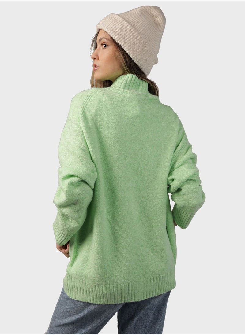 American Eagle - Mock Neck Sweater - Image 1