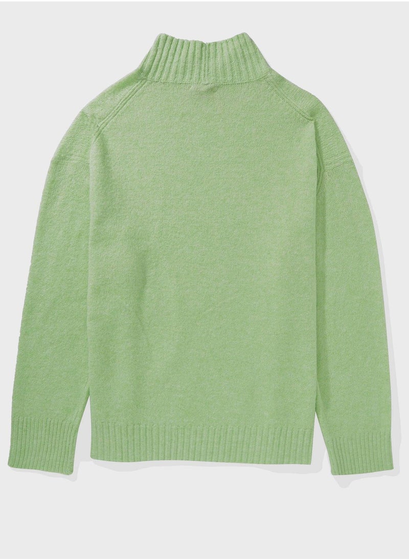 American Eagle - Mock Neck Sweater - Image 1