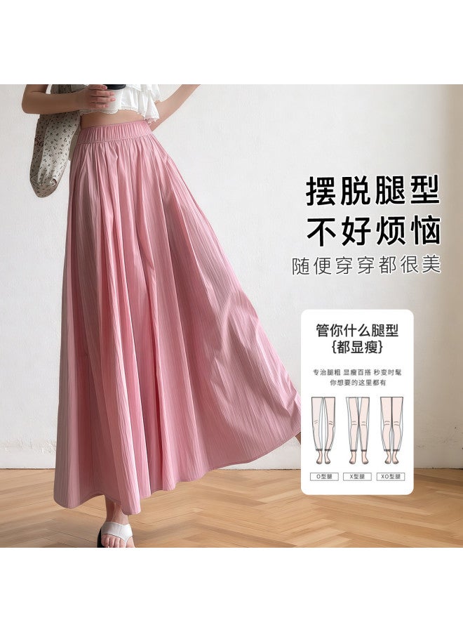 Moonbadi Thin Yamamoto Culottes For Women, Lazy Style Wide-Leg Pants, Slimming, Fashionable, Versatile, Drapey, Casual Pants, Cargo Skirt Pants - Image 4