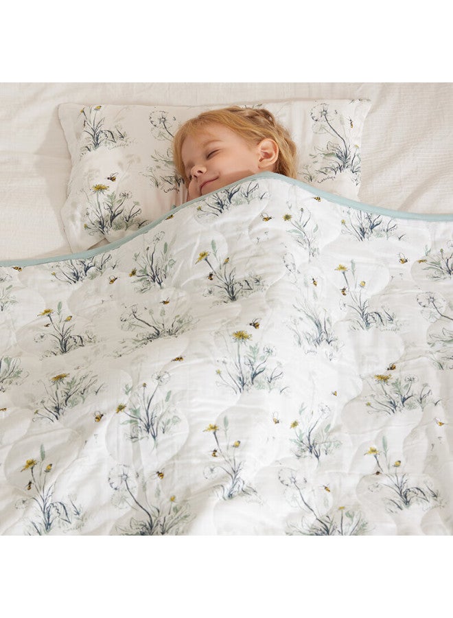 Cutelife Baby All-season Feather-like Bamboo Cotton Blanket, Children's Kindergarten Small Quilt, Nap Blanket, Moxiang Qingguang - Image 2