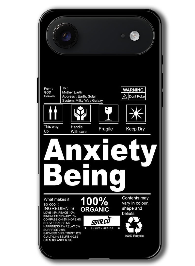 Theodor Case Compatible with Apple iPhone 17 Air 6.5 Inch Protection Shockproof Bumper Cover Anxiety Being - Image 1