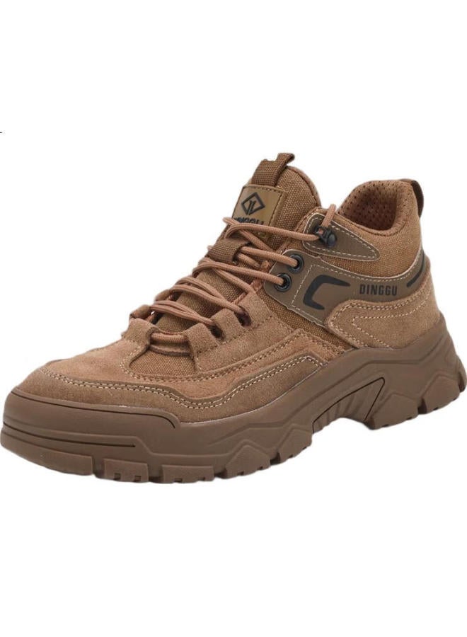 Dinggu Men'S Labor Protection Shoes, Anti-Fatigue, Anti-Smashing, Anti-Piercing, Anti-Slip, Wear-Resistant, High-Top, Winter Jd1352Zgd42 - Image 1
