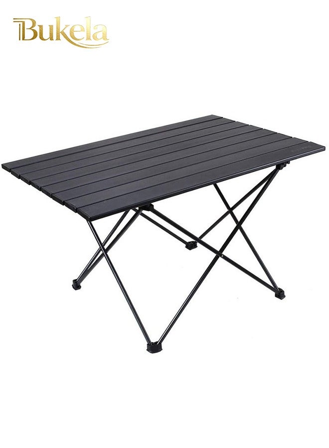 Bukela Portable Camping Table, Ultralight Folding Table with Aluminum Table Top and Carry Bag, Easy to Carry, Ideal for Outdoor, Camping, Picnic, Cooking, Beach, Hiking, Fishing 68 X 46 X 41cm - Image 5