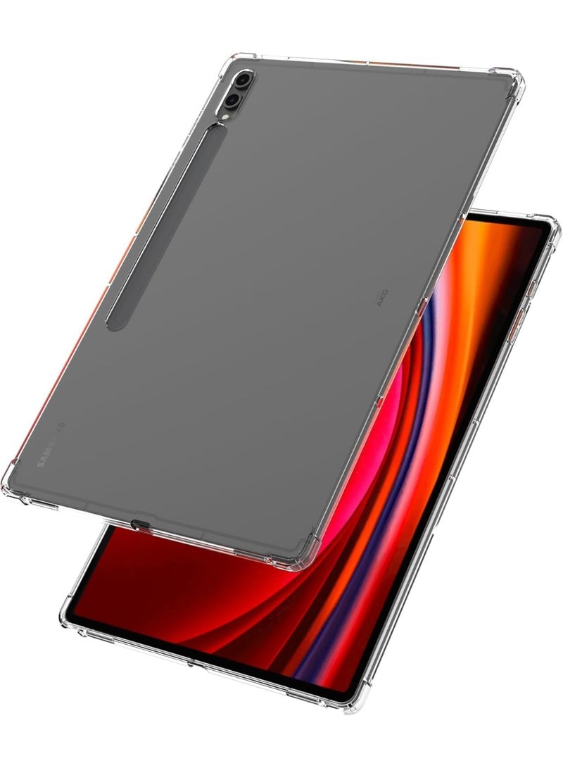 Transparent case for Samsung Galaxy Tab S9 Ultra 2023/S8 Ultra 2022 14.6 inch (Models SM-X910/X916/X900/X906), slim and lightweight protective cover made of soft thermoplastic polyurethane silicone, shock-absorbing - Image 2