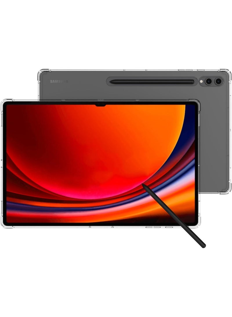 Transparent case for Samsung Galaxy Tab S9 Ultra 2023/S8 Ultra 2022 14.6 inch (Models SM-X910/X916/X900/X906), slim and lightweight protective cover made of soft thermoplastic polyurethane silicone, shock-absorbing - Image 3