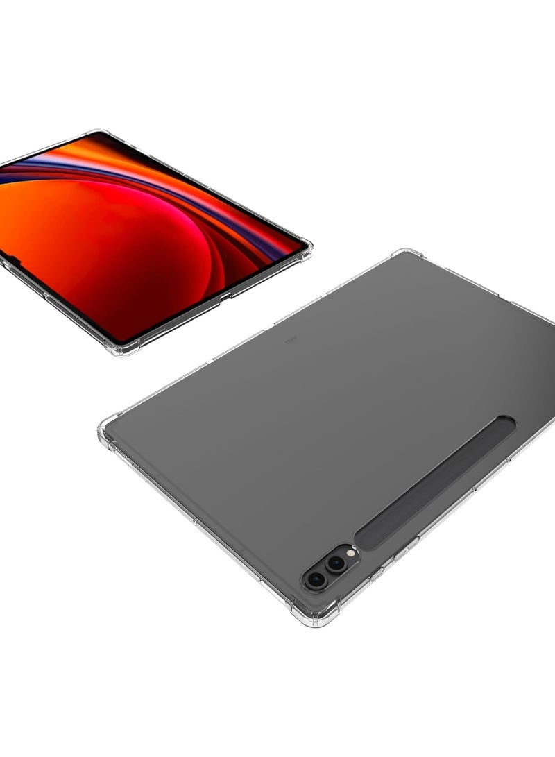 Transparent case for Samsung Galaxy Tab S9 Ultra 2023/S8 Ultra 2022 14.6 inch (Models SM-X910/X916/X900/X906), slim and lightweight protective cover made of soft thermoplastic polyurethane silicone, shock-absorbing - Image 4