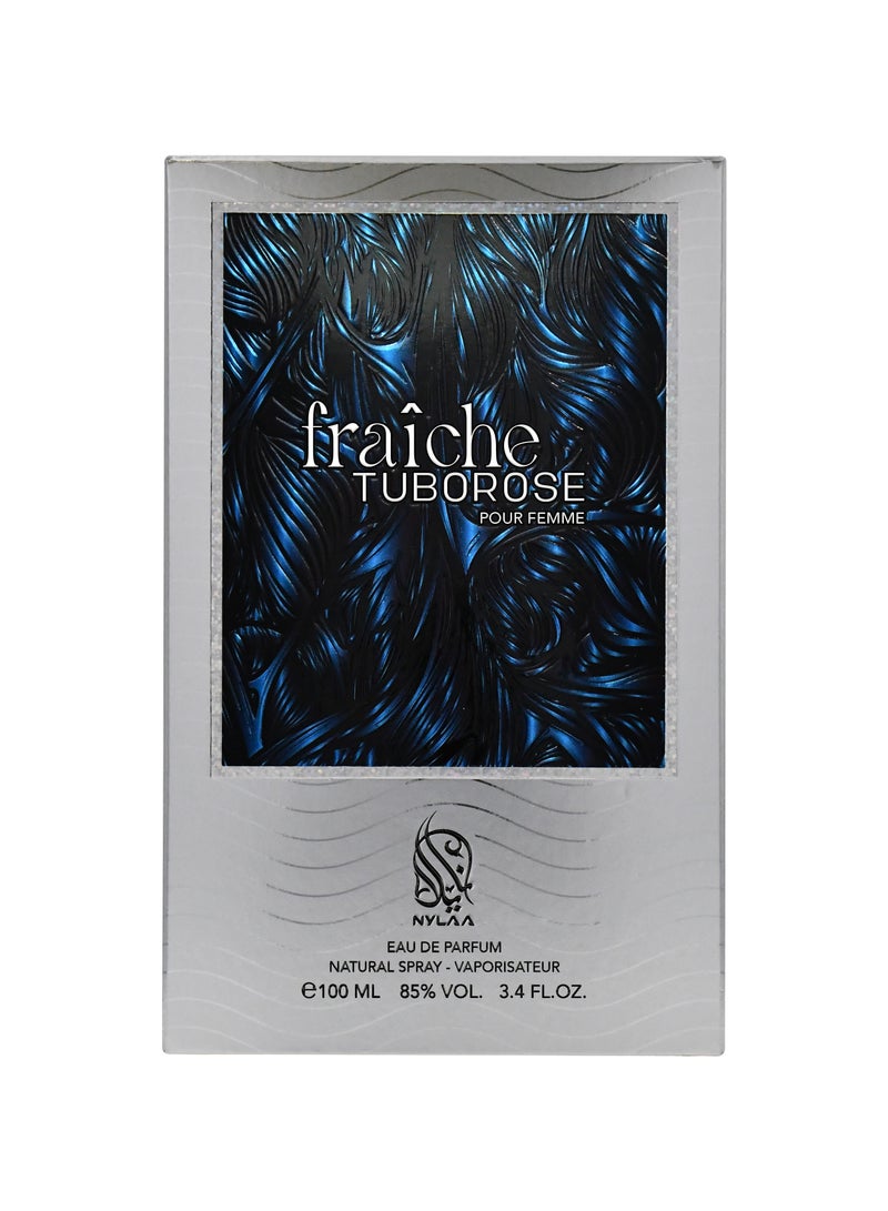 NYLAA Fraiche Tuborose Eau De Parfum(EDP) 100ML | Premium Perfume for Women | Long Lasting Fragrance | Daily Use Perfume - Image 3