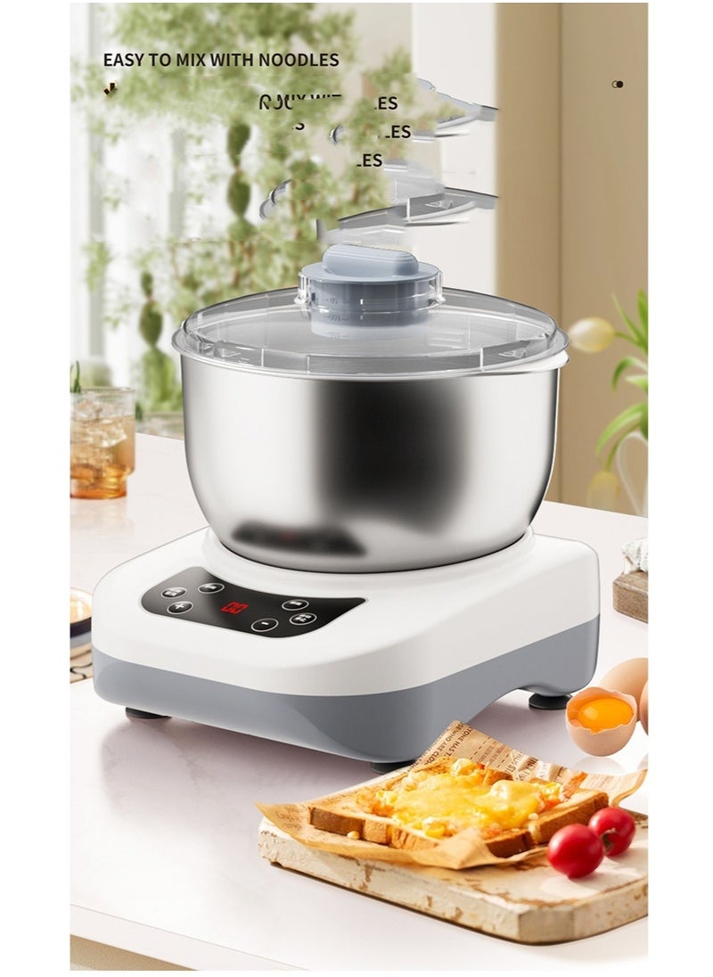 Generic - 9L Stainless Steel Dough Flour Mixer, Electric Dough Maker with Ferment Function, Large Capacity Automatic Kneading Machine, Thermostatic Fermentation, Intelligent Timer, Stand Mixer for Home Baking - Image 1
