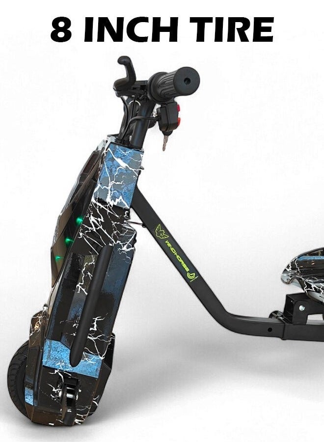 Windhorse Electric Stunt Drifting Scooter for Kids and Adults – 250W Brushless Motor, 36V 4Ah Battery, 360° Spin, Bluetooth Speaker, Adjustable Frame, 3-Speed Modes, Steel Alloy Body, Protective Gear Included - Image 2