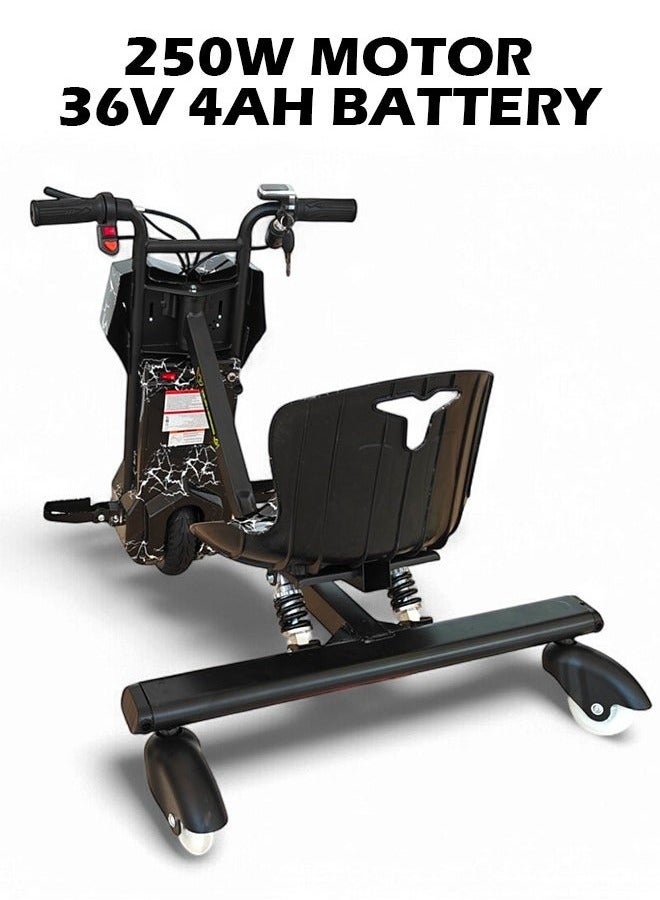 Windhorse Electric Stunt Drifting Scooter for Kids and Adults – 250W Brushless Motor, 36V 4Ah Battery, 360° Spin, Bluetooth Speaker, Adjustable Frame, 3-Speed Modes, Steel Alloy Body, Protective Gear Included - Image 5