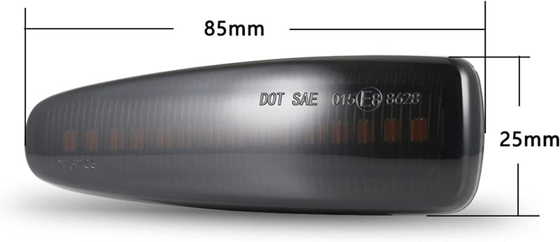 QASULER Dynamic Turn Signal Lights for Mitsubishi Lancer EVO X - Image 2