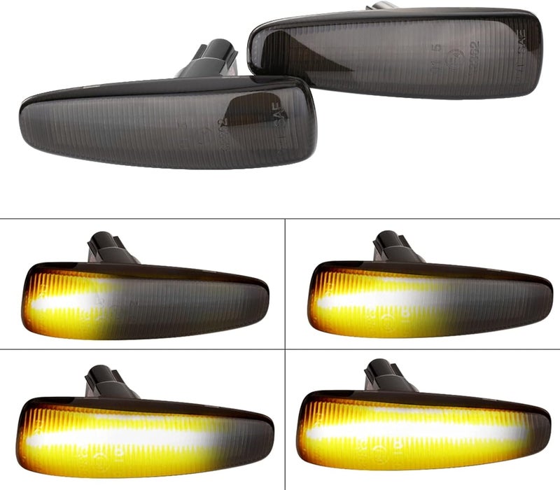 QASULER Dynamic Turn Signal Lights for Mitsubishi Lancer EVO X - Image 5