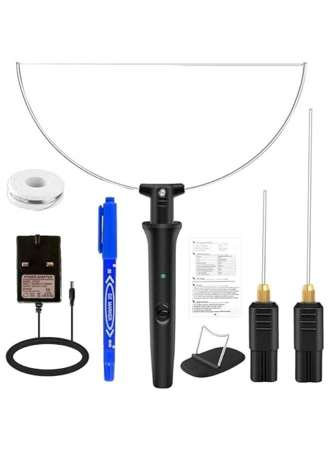 Ailily Electric Foam Cutter Kit ,Hot Wire Cutting Pen,8 in 1 Styrofoam Carving Pen Tools Set for Polyethylene Eva Crafts,Hot Wire Cutter and Polystyrene Cutting Tool（British Standard） - Image 1
