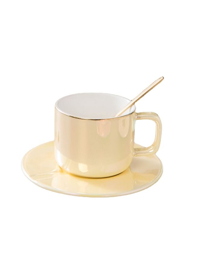 XIANGYU 2-Piece 150ml Elegant Luxurious Home Coffee Cup Afternoon Tea Ceramic Cups And Saucer Set - Image 5