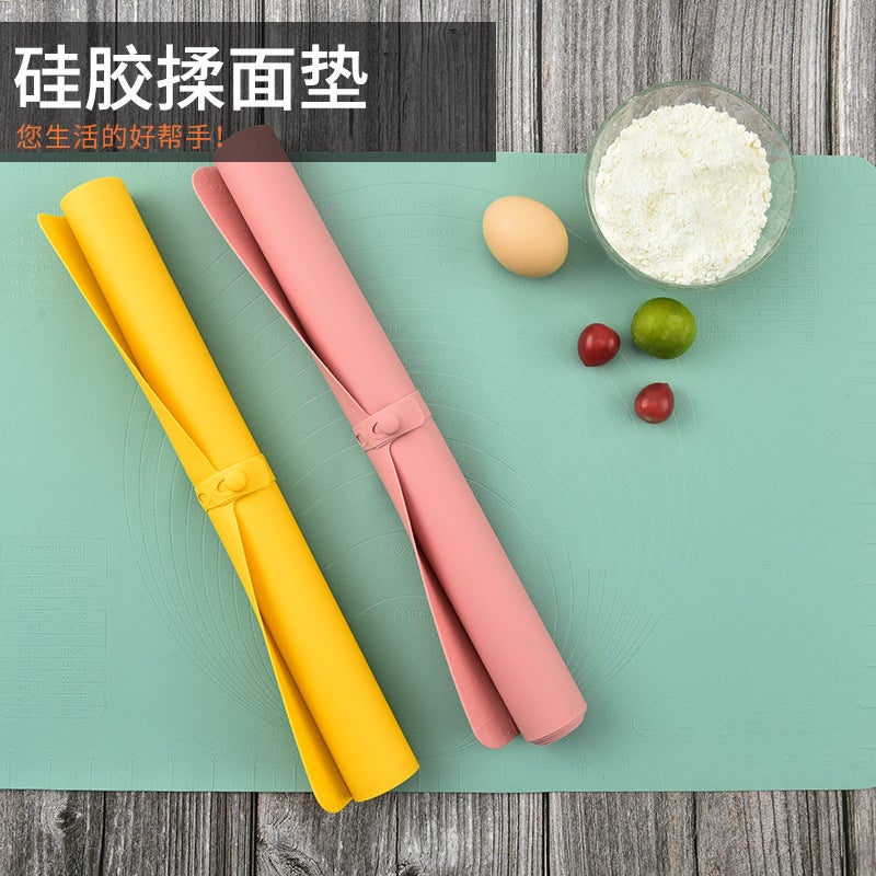 355G Thick Silicone Kneading Pad 3Mm Large 65*40 Graduated Rolling Pad Non-Stick Flour Pad - Image 3