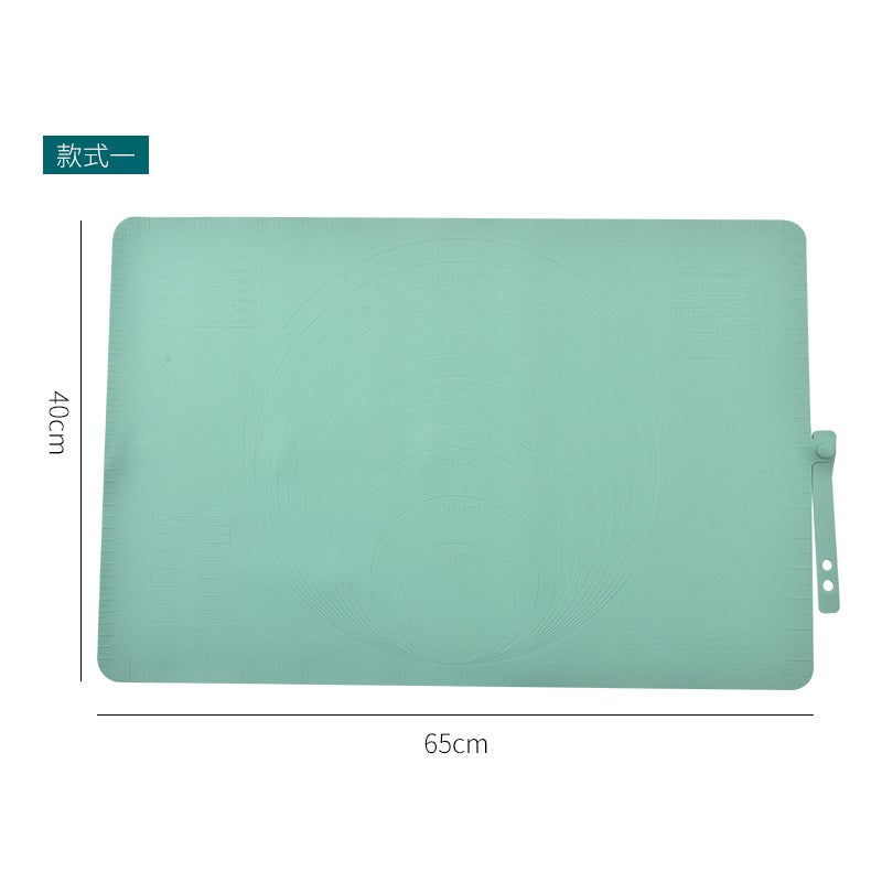 355G Thick Silicone Kneading Pad 3Mm Large 65*40 Graduated Rolling Pad Non-Stick Flour Pad - Image 4