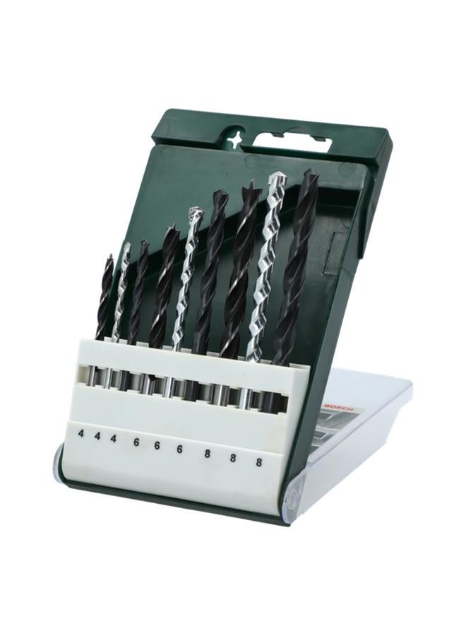 BOSCH 9-Piece Professional Mixed Drill Bit Set Silver and Black JE2 609 255 483  - Image 1