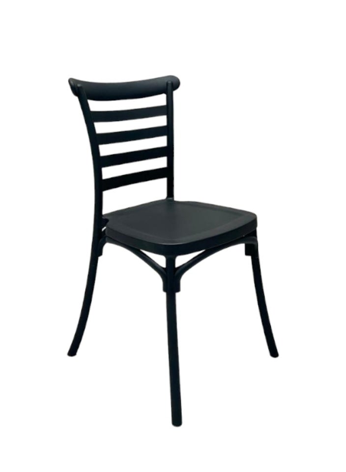 SMART HOME Set of 2 Fiber Chairs with Modern Design and Sturdy Legs - 45x45x80 cm | Durable Seat for Offices, Dining Rooms, Coffee Shops, Gardens, and Outdoor Lounges - Image 5