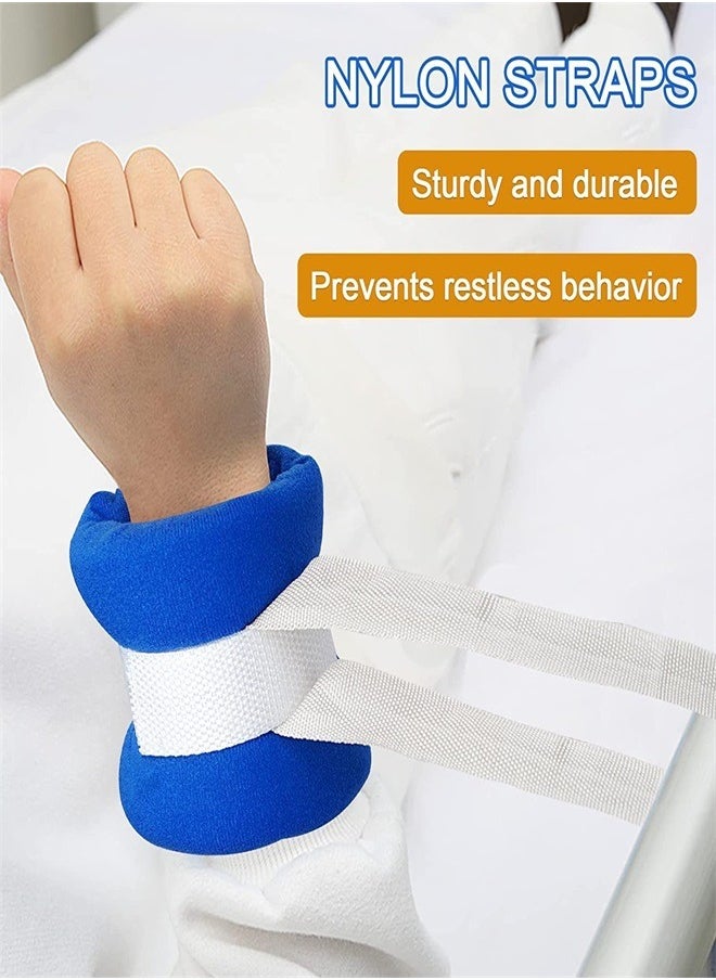 Generic - 2 Pcs Medical Restraints Patient Hospital Bed Quick-Release Limb Holders for Hands Or Feet Universal Constraints Control - Image 1