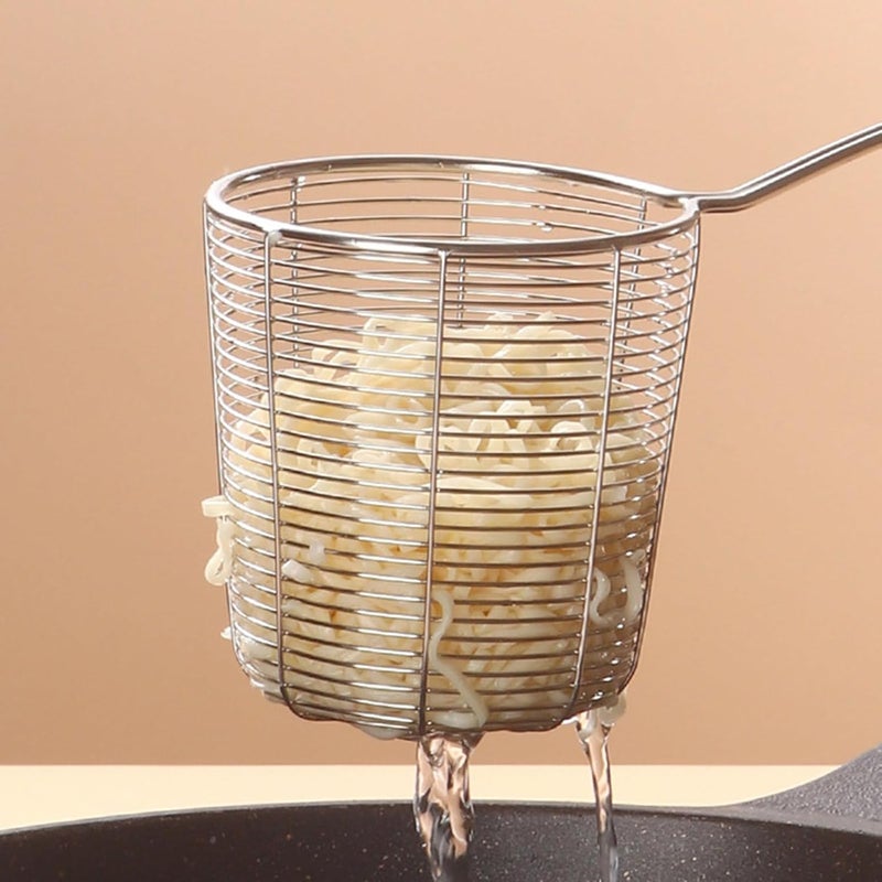 Stainless Steel Long Handle Colander Skimmer Thickened Deepening Strainer Spoon Kitchen Accessories Frying Tool Cooking Skimmer Spoon - Image 5