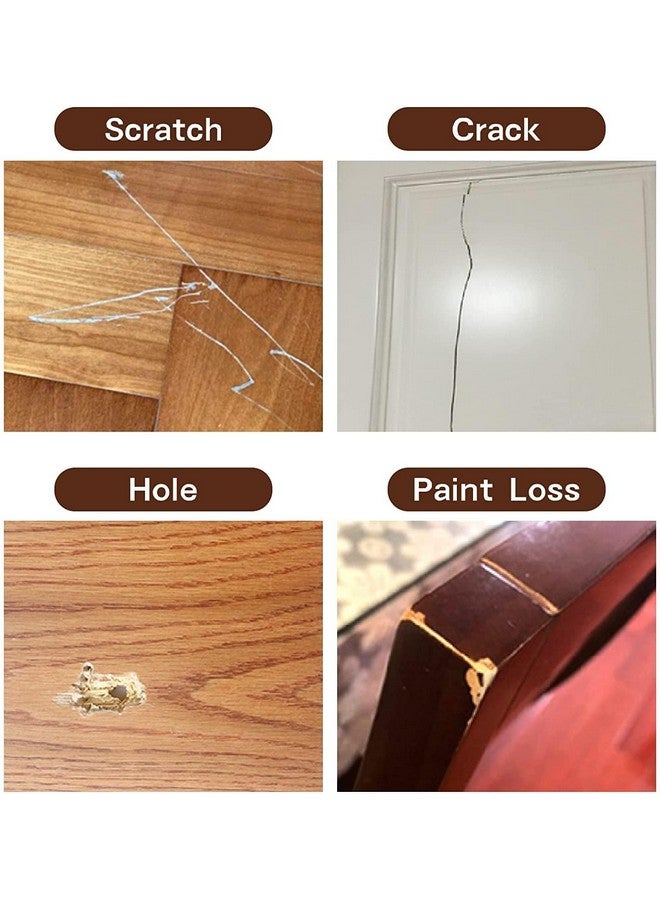 SEISSO Wood Repair Kit Wood Touch up Paint Restore Any Wood Furniture Wood Stain, 12 Colors Cover Surface Scratch for Wooden Floor Table, Filler Furniture Paint Oak, Cabinet, Door, Veneer, Walnut - Image 5