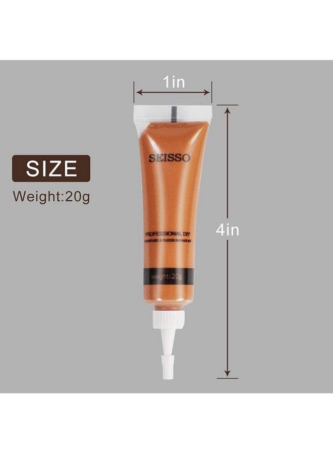 SEISSO Wood Repair Kit Wood Touch up Paint Restore Any Wood Furniture Wood Stain, 12 Colors Cover Surface Scratch for Wooden Floor Table, Filler Furniture Paint Oak, Cabinet, Door, Veneer, Walnut - Image 3