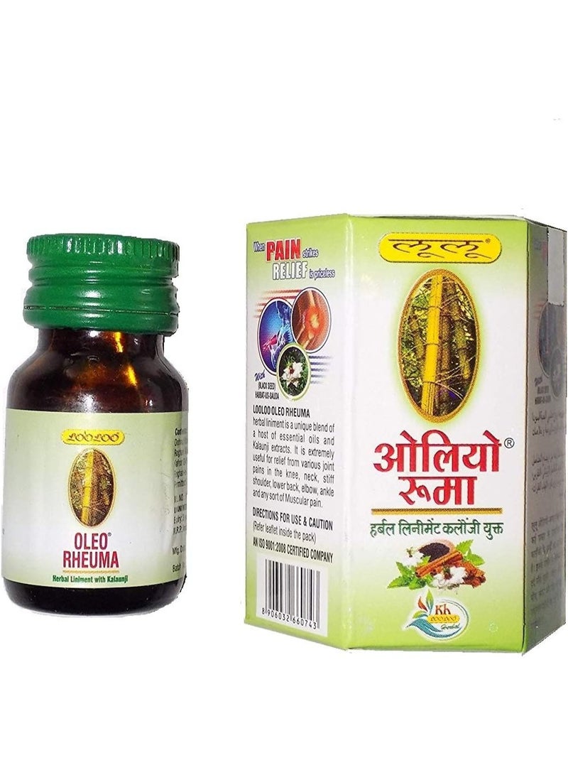 LooLoo Oleo Rheuma Herbal Liniment With Kalonji 15 ML - Image 5