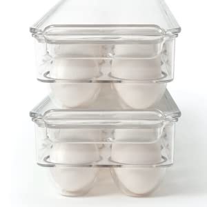 FreshDcart 18 Eggs Holder for Refrigerator Clear Eggs Container for Fridge Kitchen Standard Acrylic Material Pack of 1 FDC103 - Image 5