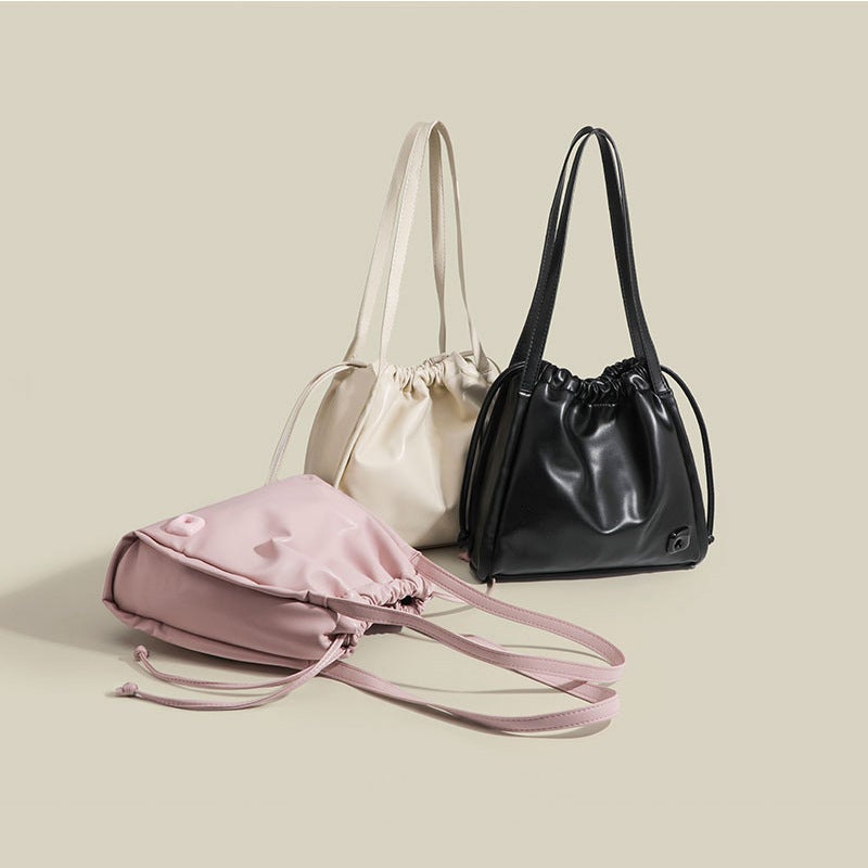 Niche Design Bag Women'S Large Capacity Pleated Cloud Bag Simple Commuter Shoulder Crossbody Underarm Bag - Image 3