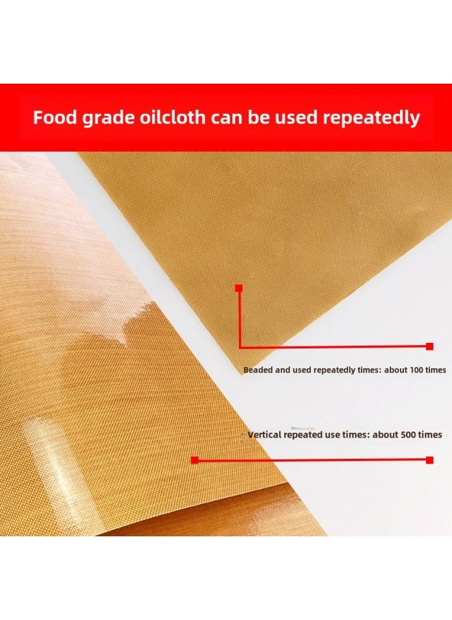 Generic - Teflon High Temperature Cloth Baking Oilcloth Oven Baking Non-staining Cloth Thickened High Temperature Resistant Baking Tray Mat Repeated Use-color:Brown Color -Specifications:55cm*70cm - Image 1