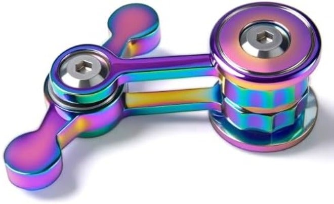 Chilvil Fidget Spinner for Adults, Metal Silent Figette Office Desk Toy Quiet Cool Gadgets Gifts for Teen Boys Kid Anxiety Stress Relief Calm Down Sensory Autism Autistic ADHD Airplane Travel Need Must Have - Image 3