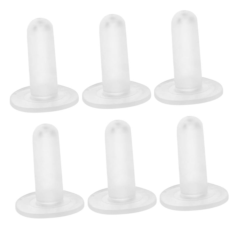 6pcs Nursing Bottle Nipples for Lambs and Calves Biting Feeding Teats Easy to Install and with Goat Feeding Bottles for Young Livestock - Image 1