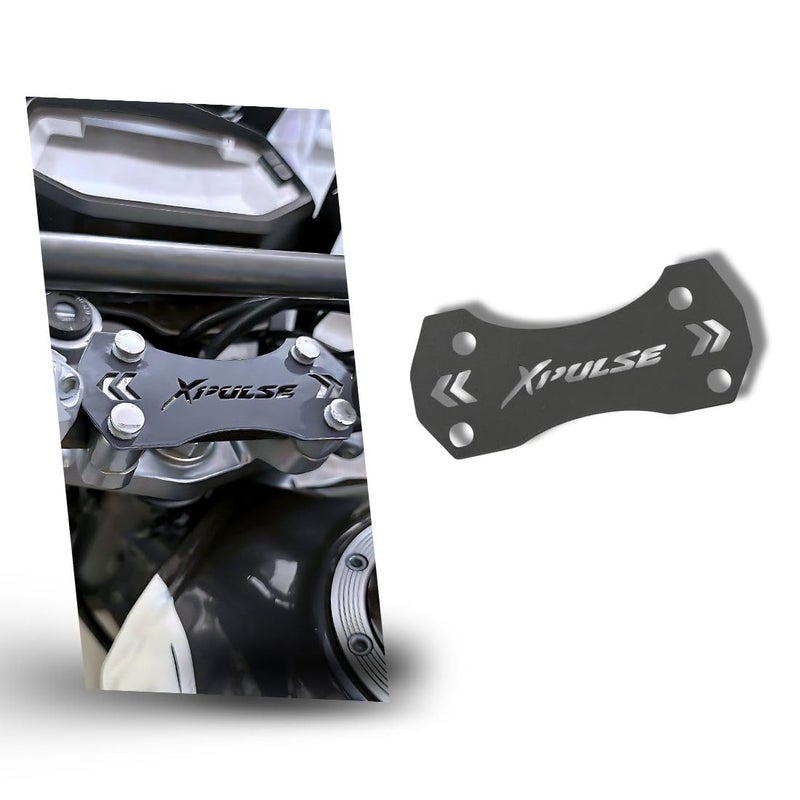Phantom Hero X-Pulse Name Plate – Durable & Stylish Motorcycle Badge OEM Fit for X-Pulse 200/4V | Easy Installation (Black) - Image 1