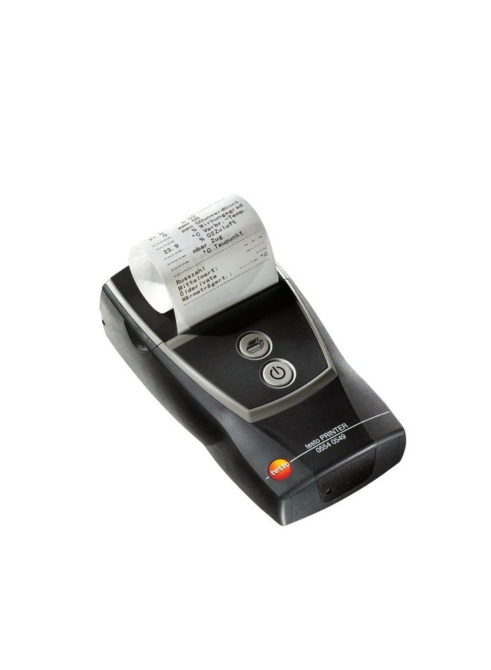 TESTO طابعة الأشعة تحت الحمراء السريعة تيستو 0554 0549، طابعة حرارية لاسلكية بواجهة IrDA لمحللات غاز العادم - Image 3