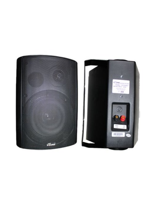 مكبر صوت حائط VCK-6290T أسود 20 وات مع مكبر صوت