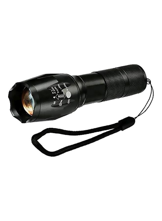 NIBEMINENT Mini Zoom Tactical LED Flashlight Black 6x10cm - Image 1