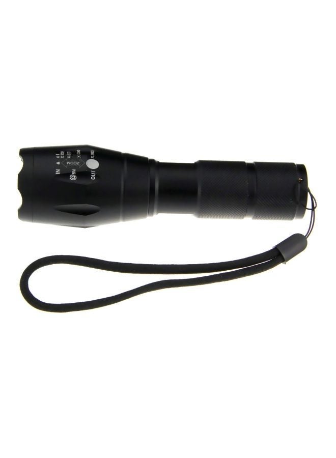 NIBEMINENT Mini Zoom Tactical LED Flashlight Black 6x10cm - Image 3