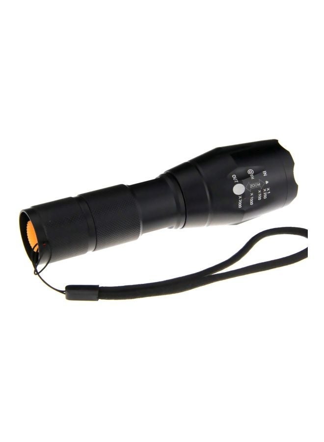 NIBEMINENT Mini Zoom Tactical LED Flashlight Black 6x10cm - Image 4