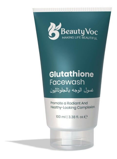 glutathione whitening face wash BEAUTY VOC Glutathione Face wash 100 ml - Brightening Facial Cleanser, Skin  whitening, Youthful Skin | Best Price Bahrain